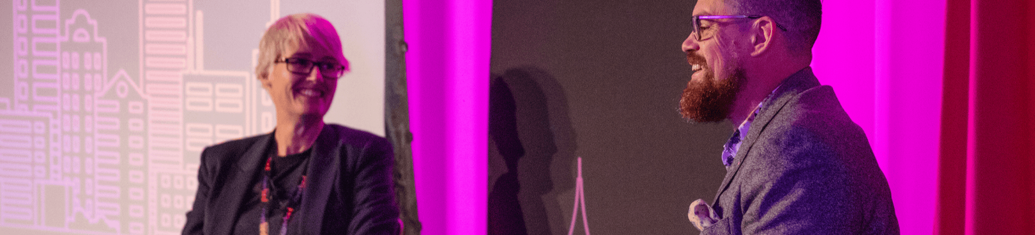 reverbad woman with man